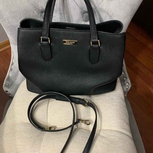 Kate Spade Black Satchel with Structured Design - Picture 6 of 8